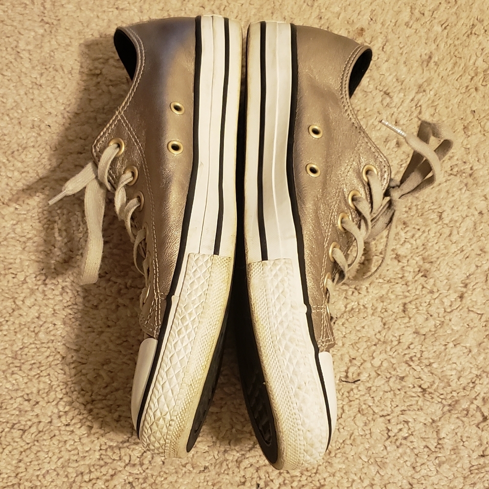 Shimmery Gold Converse
